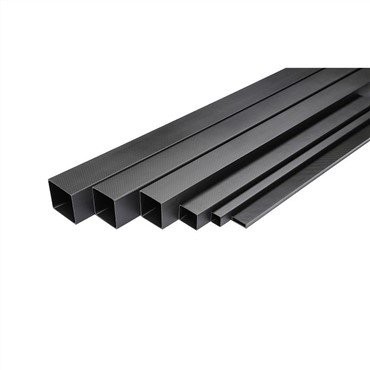 Tube carré en fibre de carbone