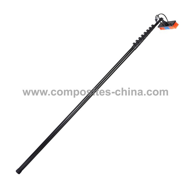 Poteau de nettoyage de vitres en fibre de carbone de 15 m