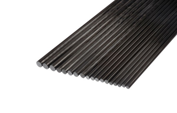 Tige et tube en fibre de carbone pultrudée