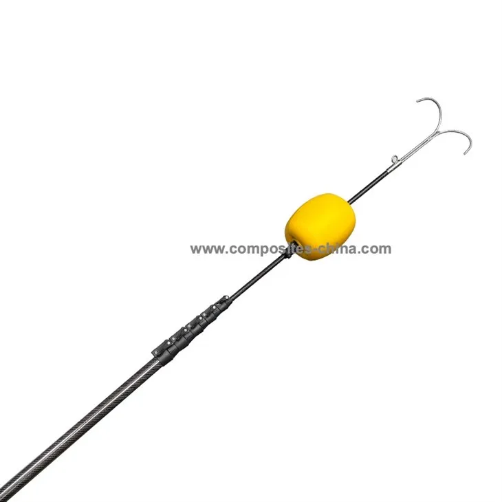 Perche télescopique de sauvetage aquatique